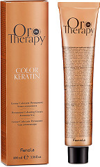  Fanola Oro Puro Therapy Color Keratin 7.34 Blond Doré Cuivré 100ml 