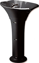  Comair Lavabo de coiffure avec cuvette en c&eacute;ramique &laquo;Sea&raquo;, noir 