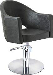 Sibel Magnus Croco Noir / Base Ronde