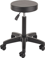  Efalock Tabouret &agrave; roulettes Cut M Noir 