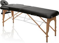  XanitaliaPro Master Wood Table de massage portable, noir 