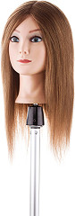  XanitaliaPro Tête d’apprentissage cheveux moyens-longs carré droit, longueur 40 cm 