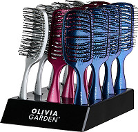  Olivia Garden iDetangle Medium Space Edition, présentoir de 12 pièces 