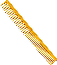 JRL J306 Long Round Tooth Comb 9" Jaune