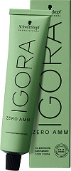  Schwarzkopf Igora Zero AMM 7-21 Blond Moyen Cendré Fumé 60 ml 