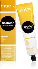 Matrix SoColor Pre-Bonded 4AA brun moyen cendré cendré 90 ml