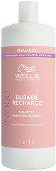 Wella Invigo Blonde Recharge Shampooing Raviveur de Couleur / Blond Froid 1000 ml