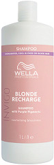  Wella Invigo Blonde Recharge Shampooing Raviveur de Couleur / Blond Froid 1000 ml 