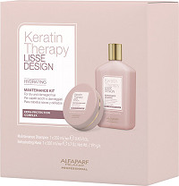  Alfaparf Milano Coffret Cadeau Keratin Therapy Lisse Design Hydrating Maintenance Kit 