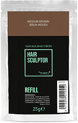  Hair Sculptor Fibres Capillaires Recharge Brun 25 g 
