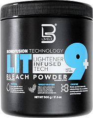  L3VEL3 LIT Poudre D&eacute;colorante 9+ 500&nbsp;g 