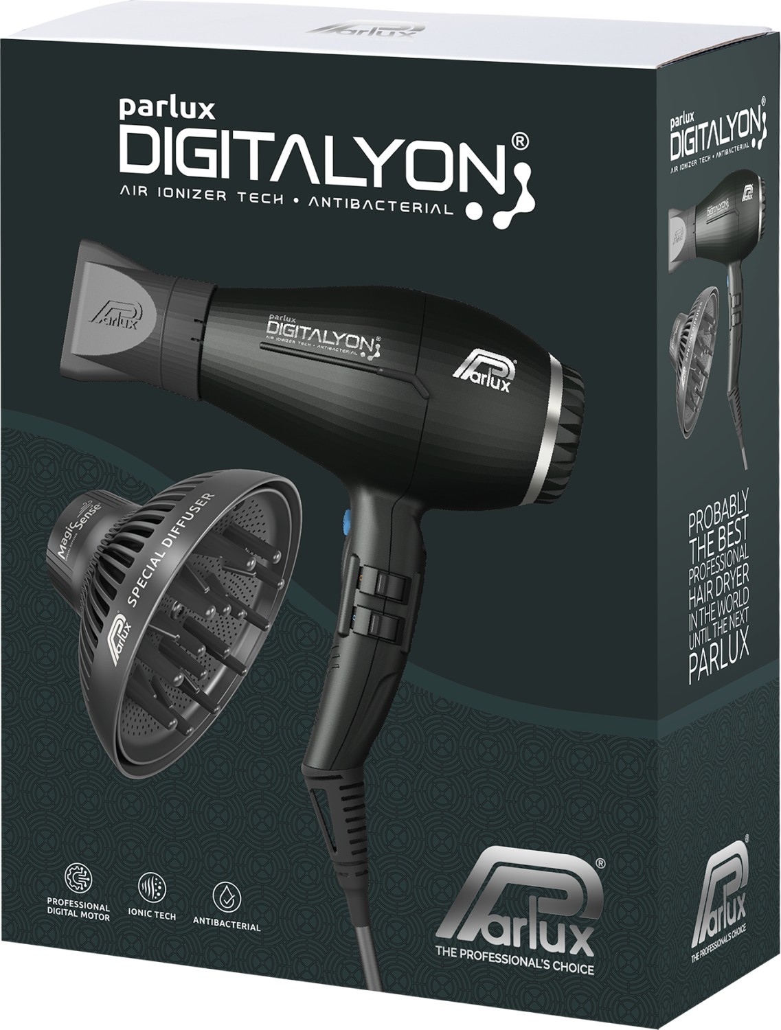  Parlux Digitalyon Anthracite avec MagicSense 