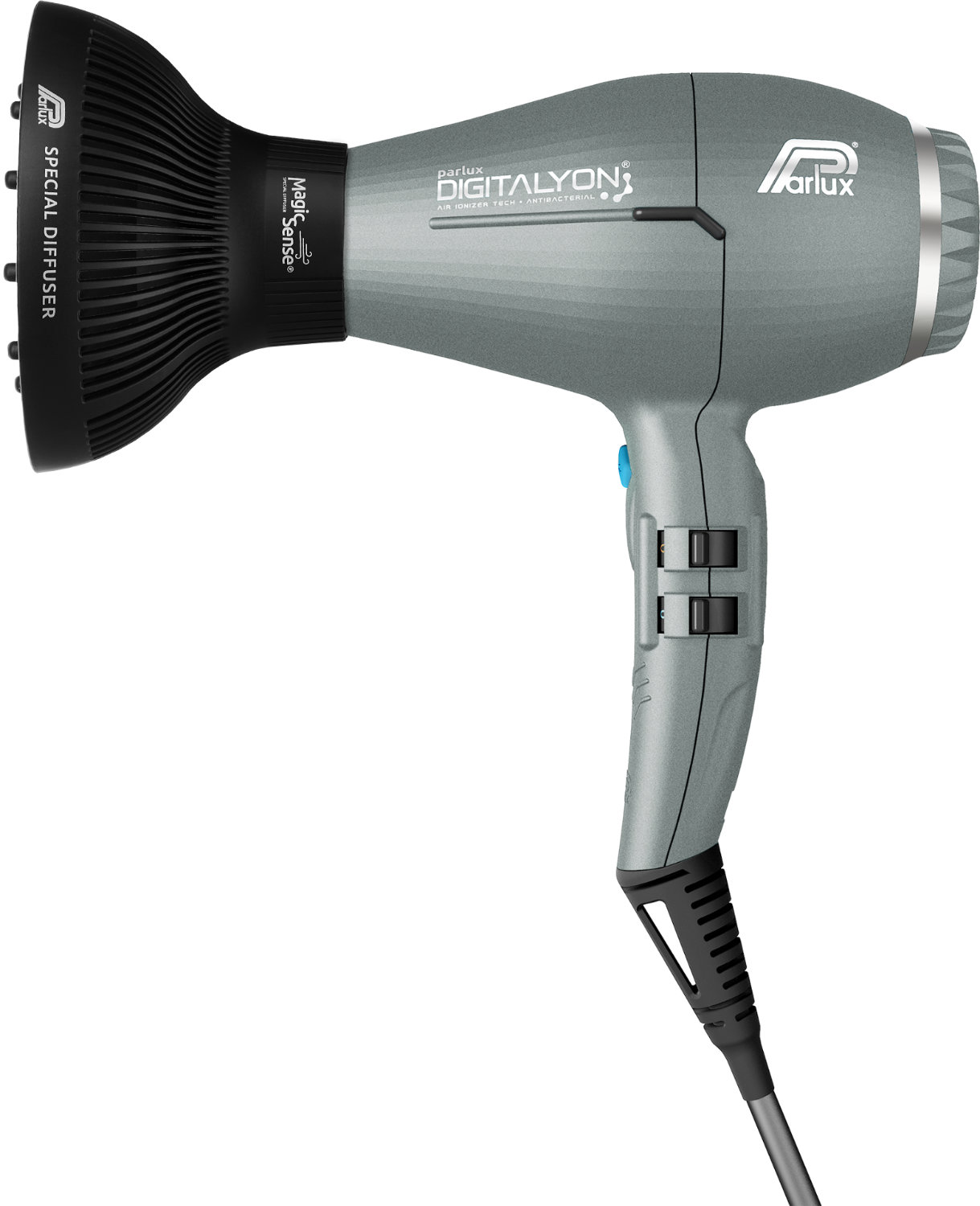  Parlux Digitalyon Gris Paillet&eacute; avec Diffuseur Magic Sense 