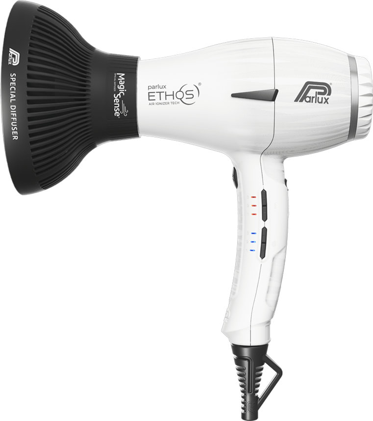  Parlux Ethos Blanc avec softstyler "Magic Sense" 