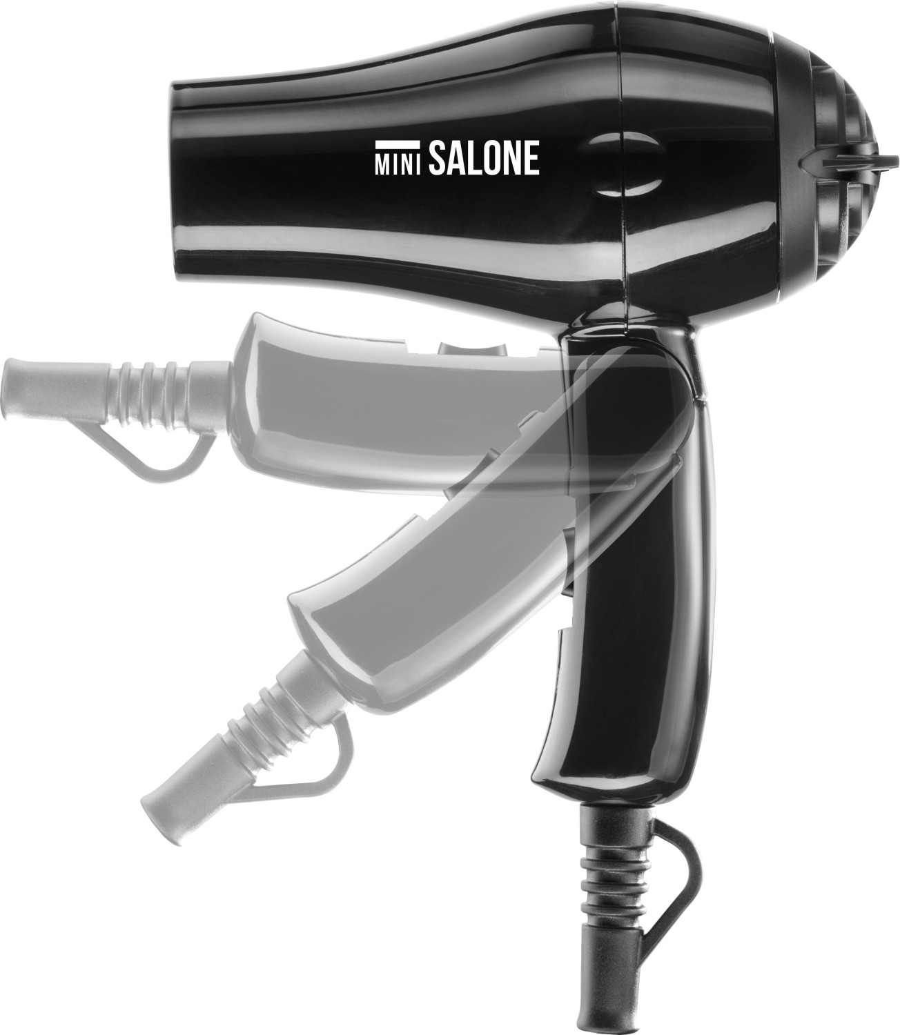 XanitaliaPro Mini Salone s&egrave;che-cheveux pliable de voyage. Noir 