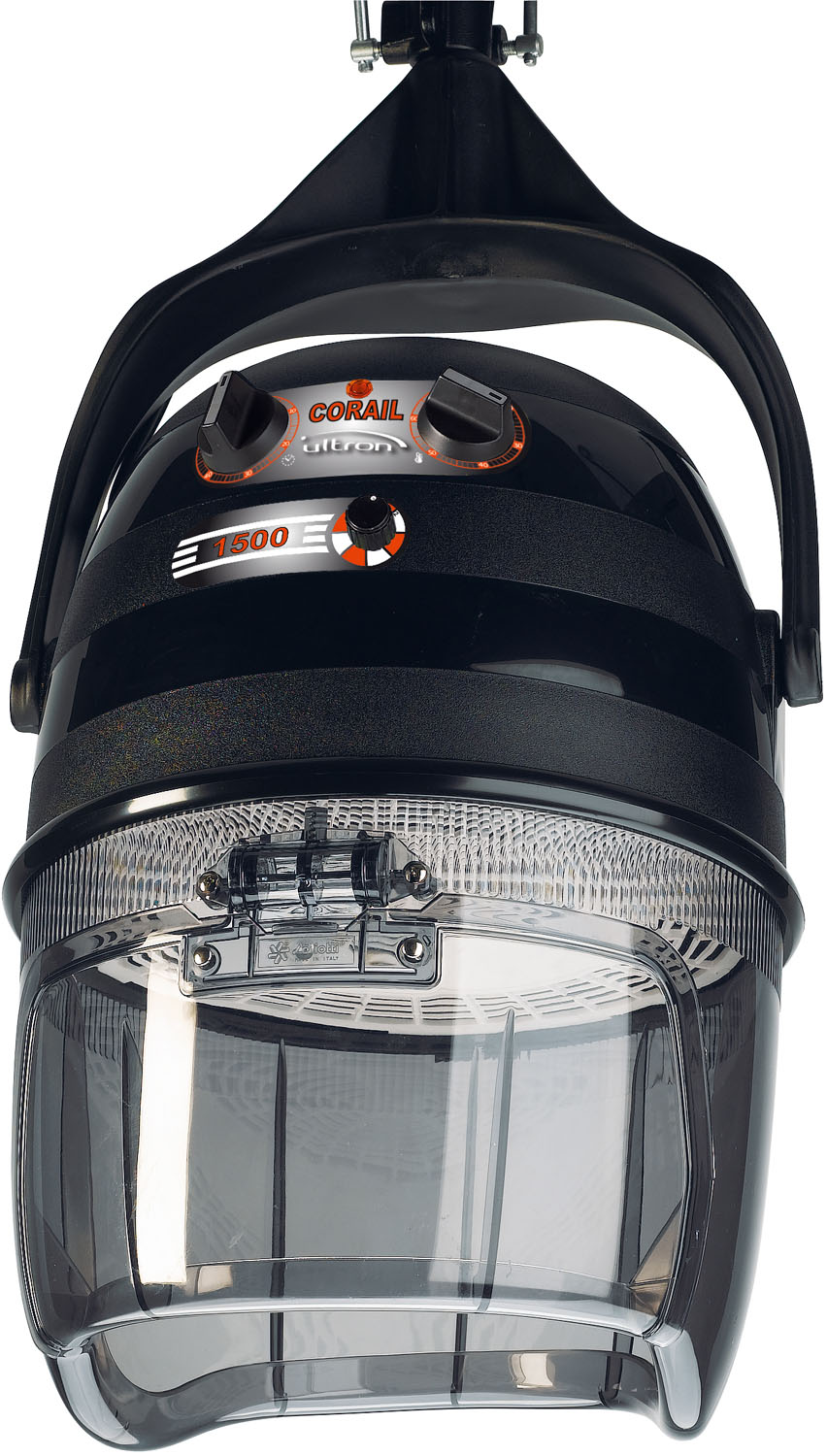  Ultron Casque s&egrave;che-cheveux Corail 1500 sans support, noir 