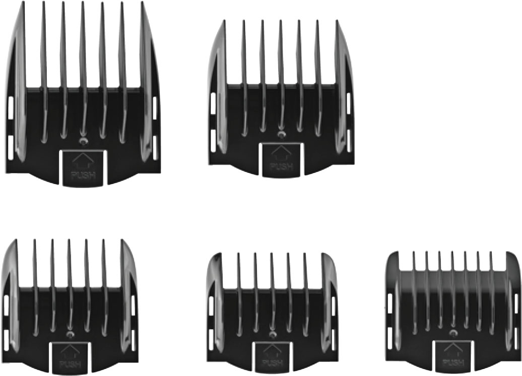  Tondeo Set de peignes Ceramic Eco Plus 