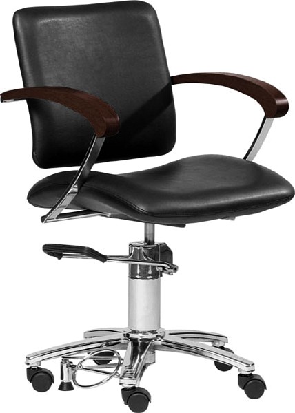  Hairway Fauteuil de coiffure "Augusta"  &agrave; roulette 