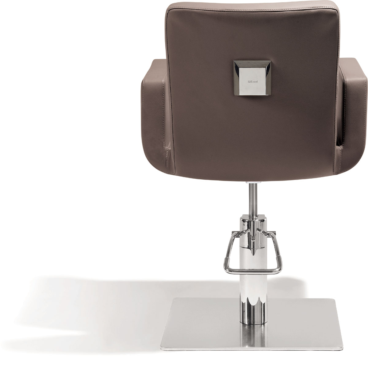  Sibel Attractio Fauteuil de Coiffure Brun / Base Pied Carr&eacute; 