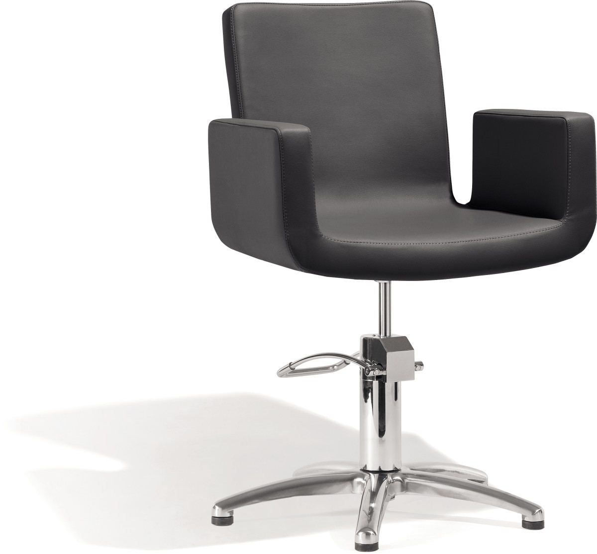  Sibel Attractio Fauteuil de Coiffure Noir / Base Pied Etoile 
