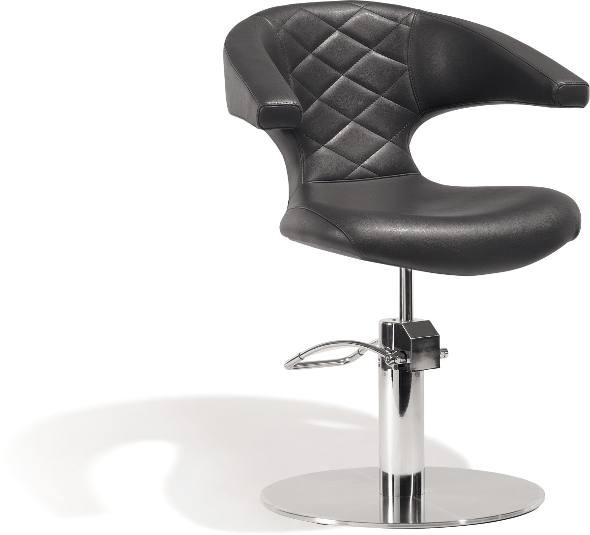  Sibel Sensualis Fauteuil de Coiffure Noir / Base Pied Rond 