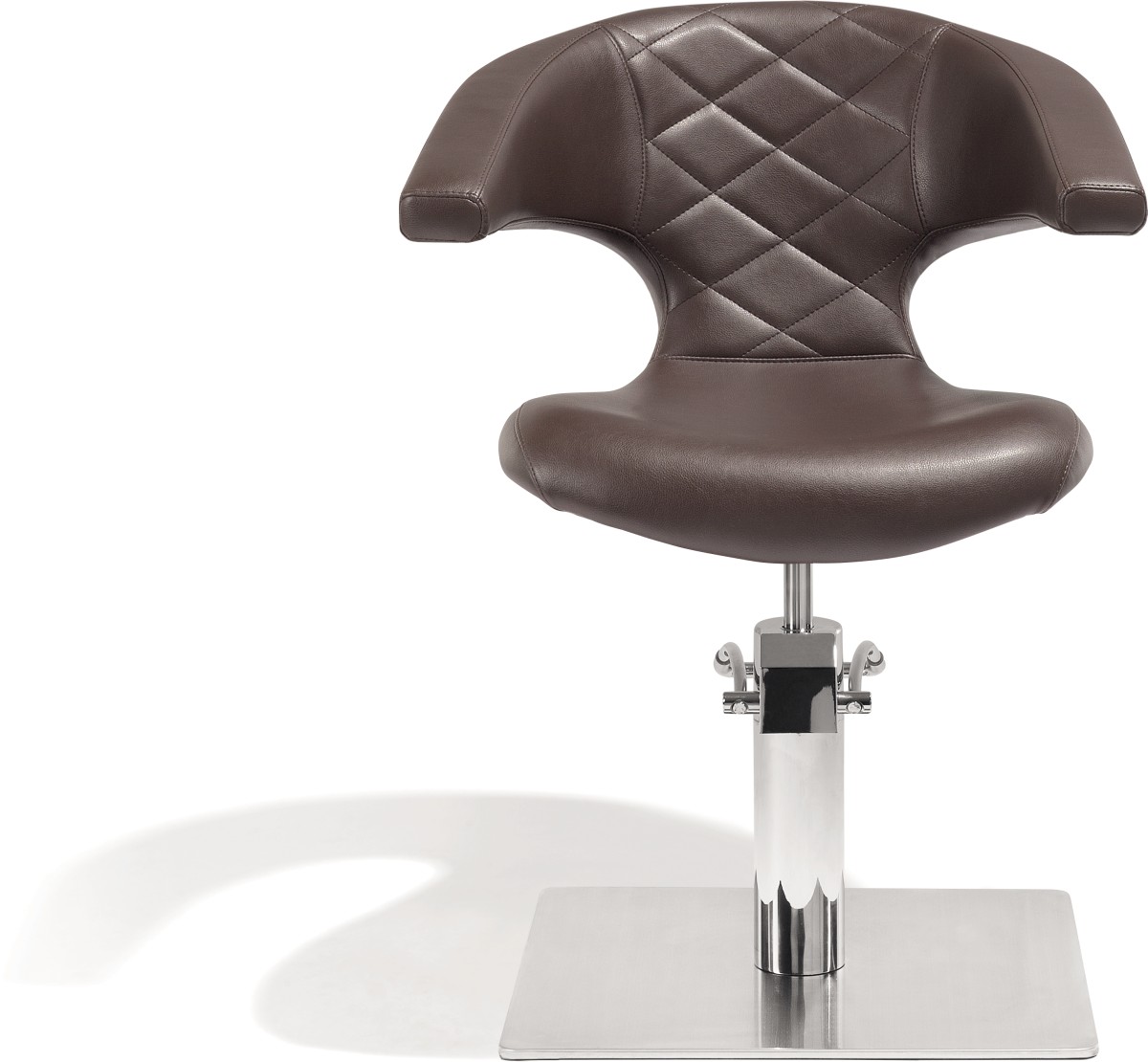  Sibel Sensualis Fauteuil de Coiffure Brun / Base Pied Carr&eacute; 