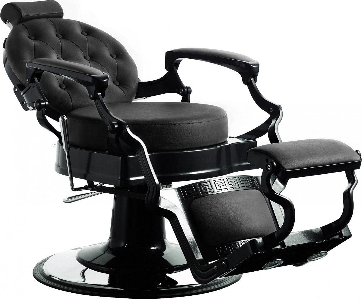 Hairway Fauteuil barbier "Romeo", noir 