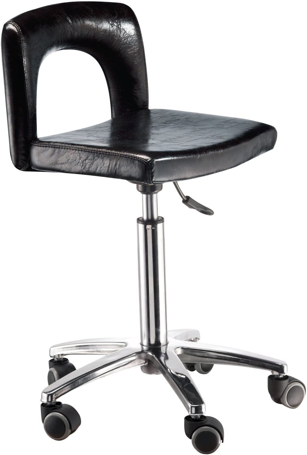  Hairway Tabouret de Coiffeur roulant "Flash" noir 