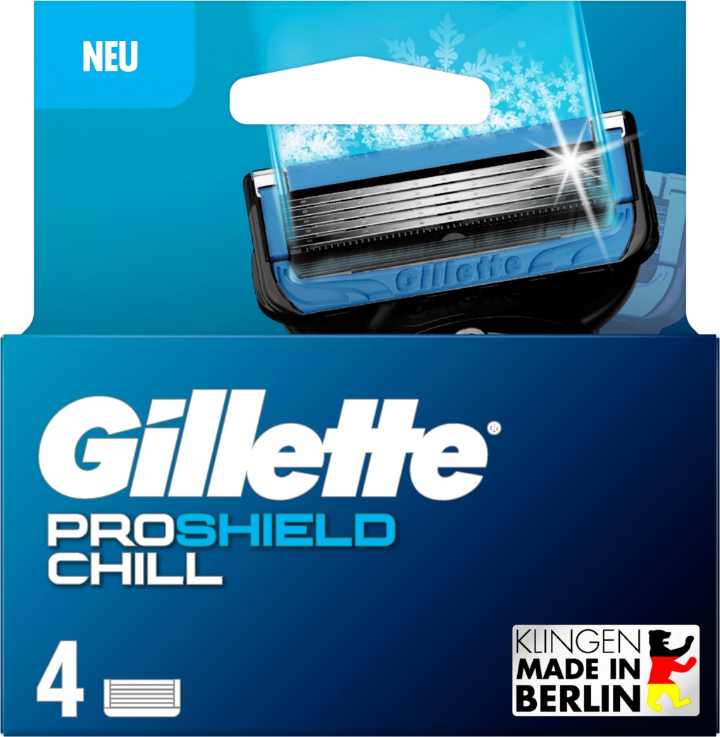  Gillette Lot de 4 lames ProShield Chill 