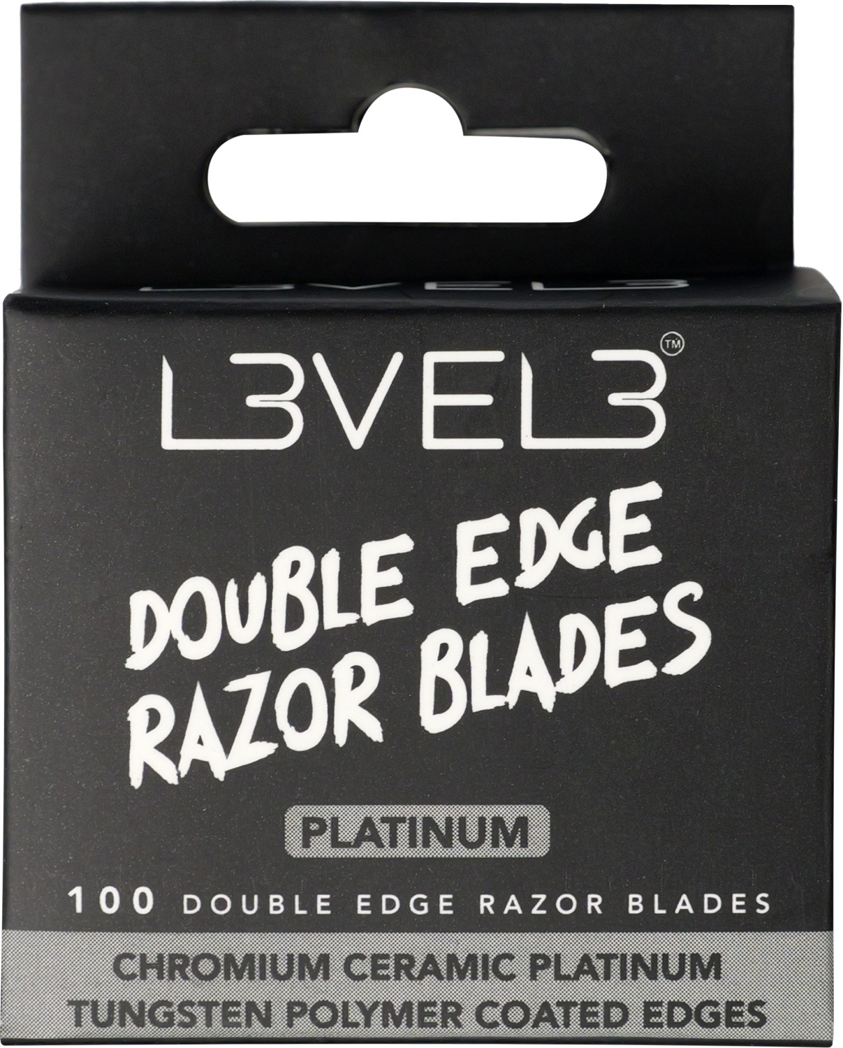  L3VEL3 Lames de rasoir &agrave; double tranchant 