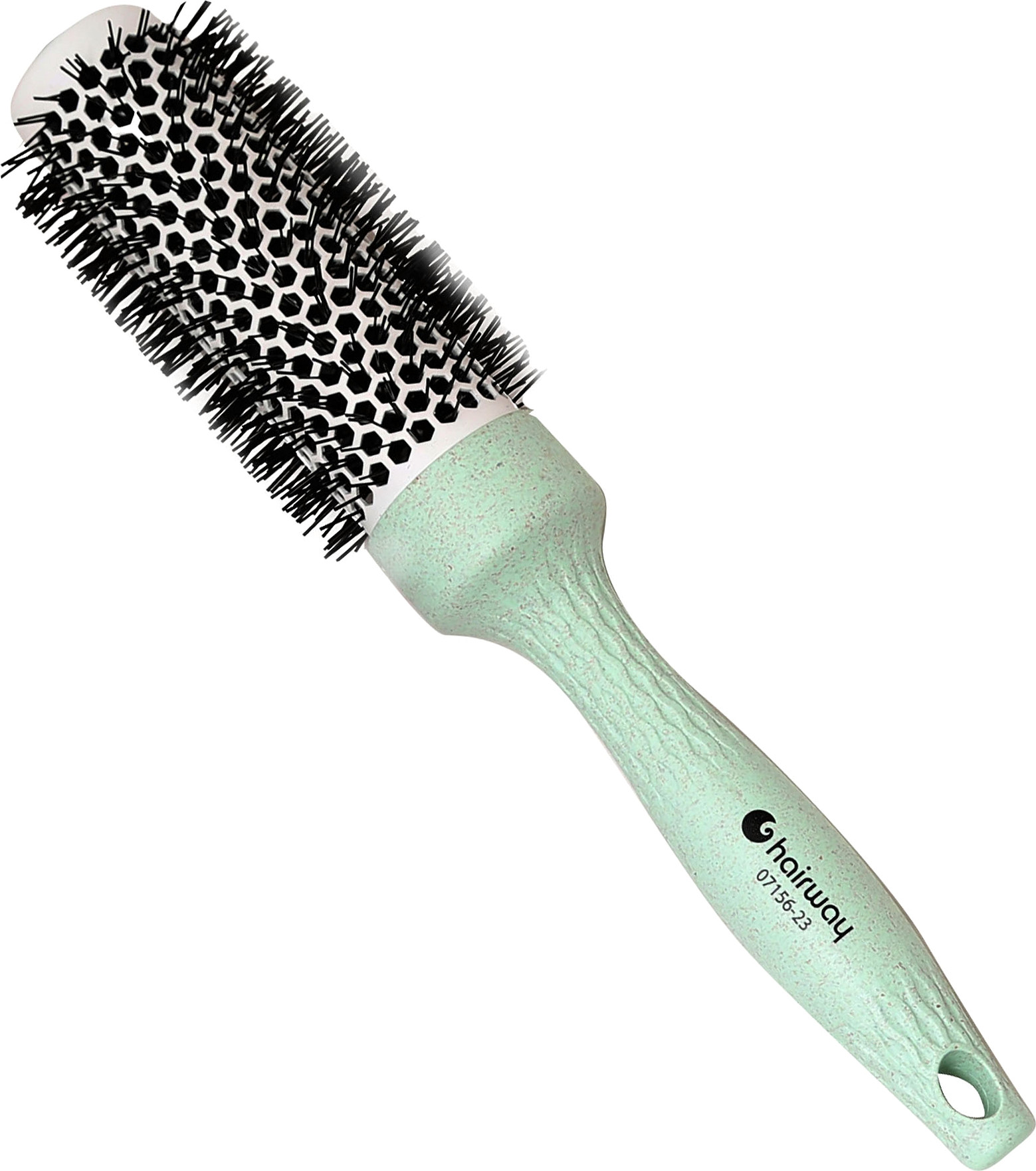  Hairway Brosse Thermique Organica en Vert Menthe &Oslash; 33/47mm 