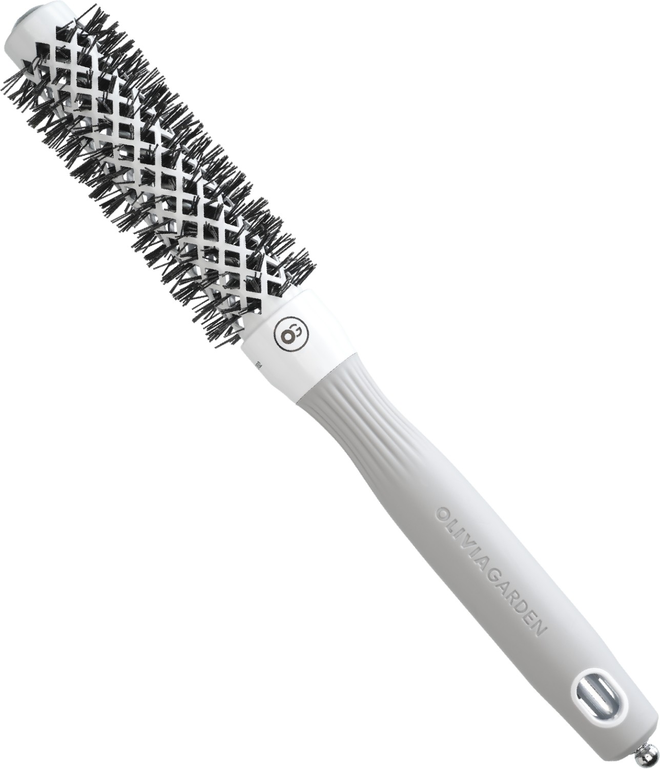  Olivia Garden Expert Blowout Shine White & Grey 20 mm 