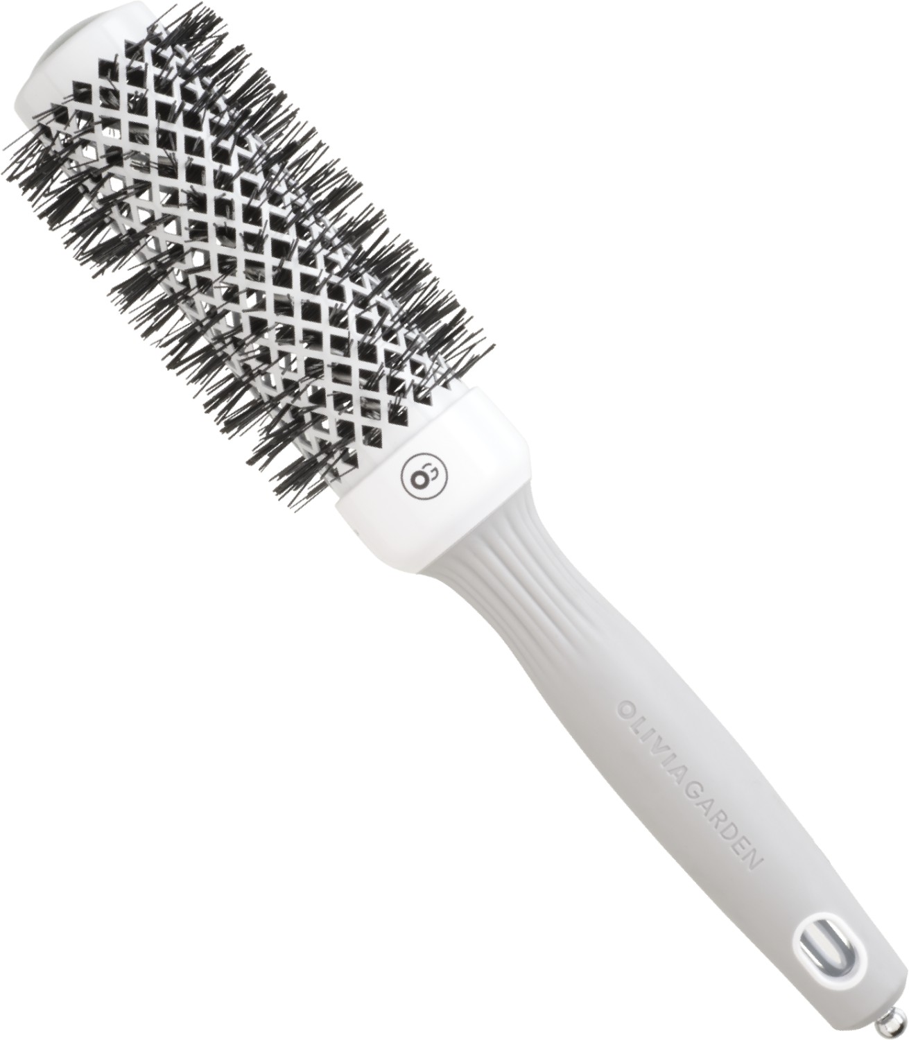  Olivia Garden Expert Blowout Shine White & Grey 35 mm 