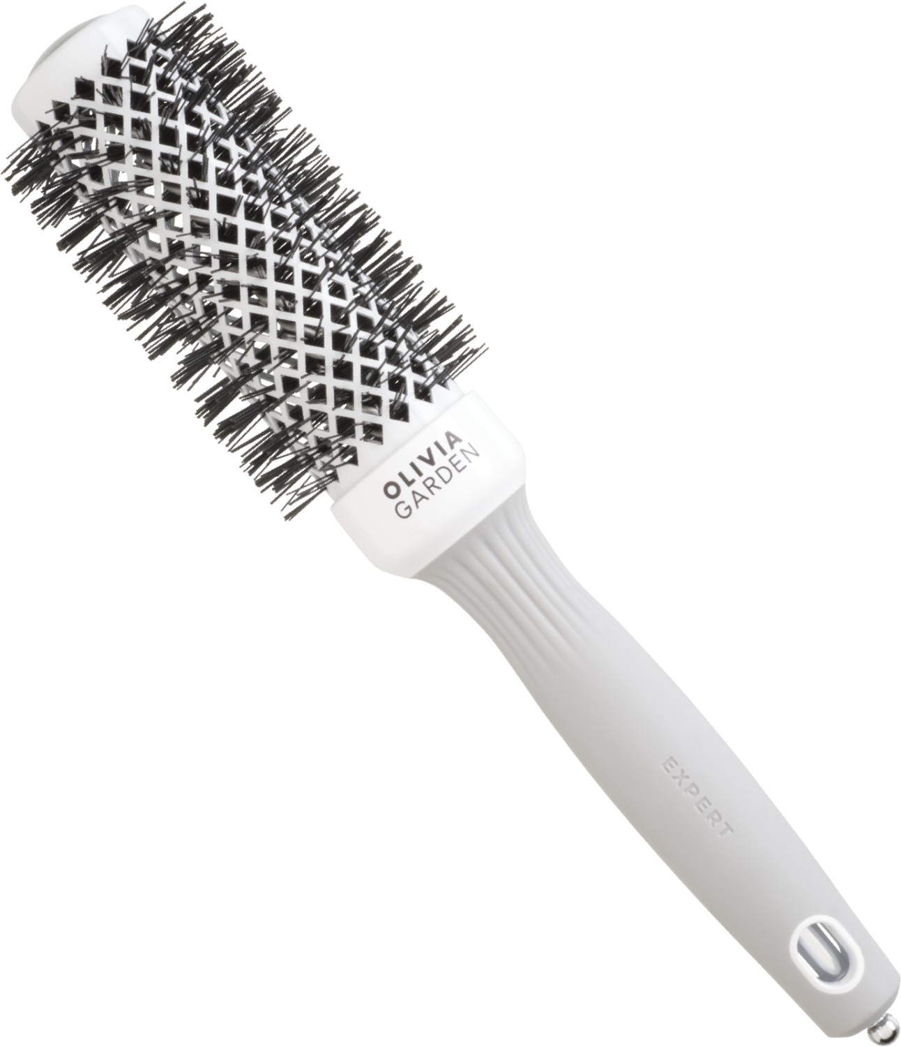  Olivia Garden Expert Blowout Shine White & Grey 35 mm 