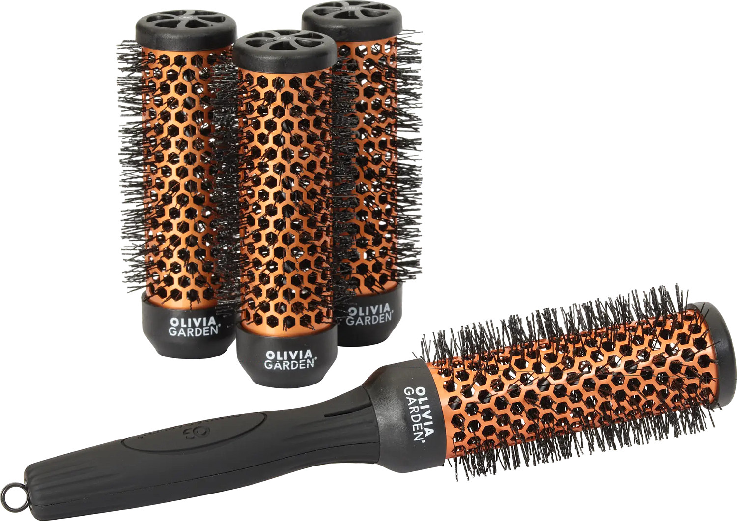  Olivia Garden Multibrush Set de 4 &Oslash;35 mm 