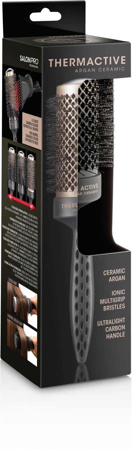  XanitaliaPro Thermactive Carbon Argan Magic Brosse Thermique 