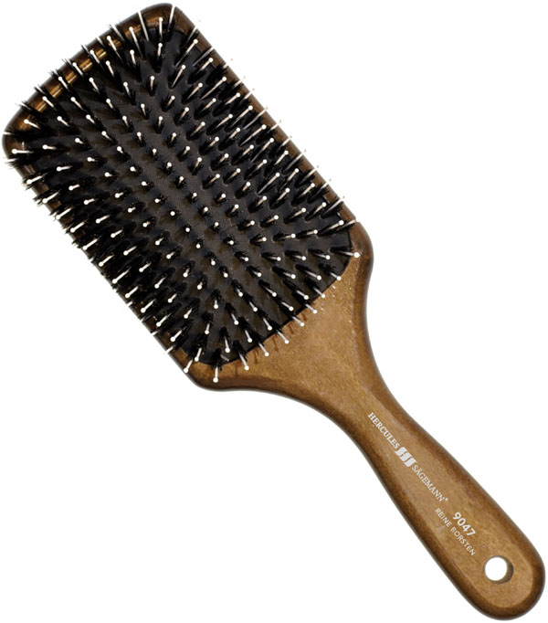  Hercules S&auml;gemann Paddle Brush - grande brosse plate, 11 rangs, Nr.9047 
