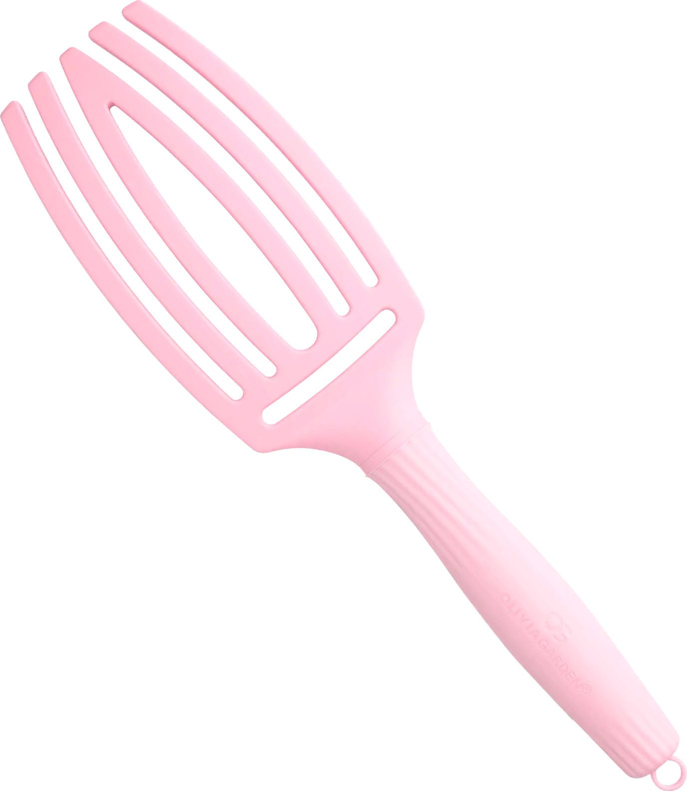  Olivia Garden Fingerbrush Double Medium Pastel Pink 