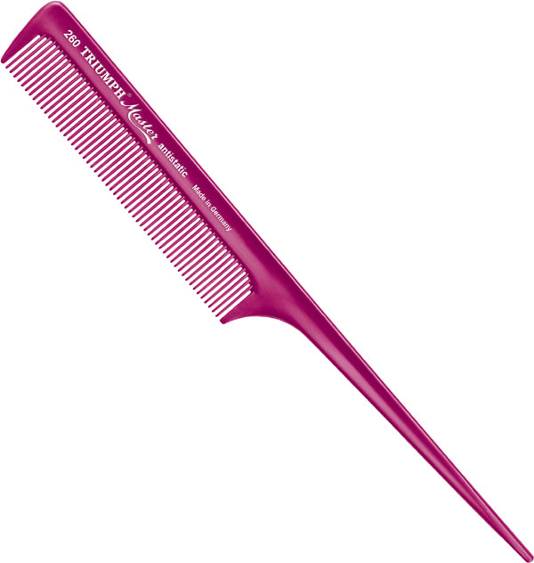  Triumph Master Peigne &agrave; queue  8,5", Lilas m&eacute;tallique, Nr. 33/260 