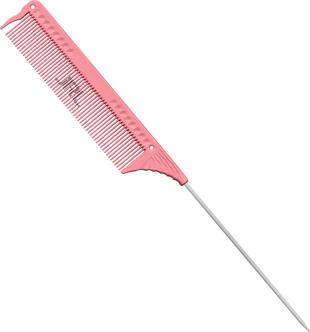  JRL Peigne &agrave; queue 8,8" Rose 