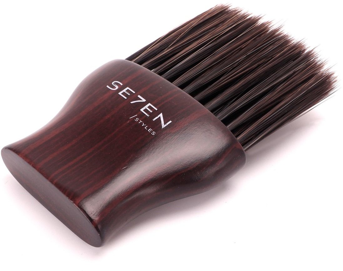  Se7en Styles Brosse ovale en bois fonc&eacute; 