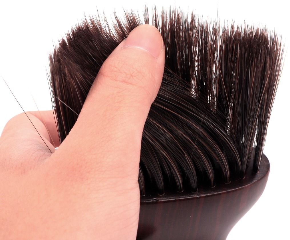  Se7en Styles Brosse ovale en bois fonc&eacute; 