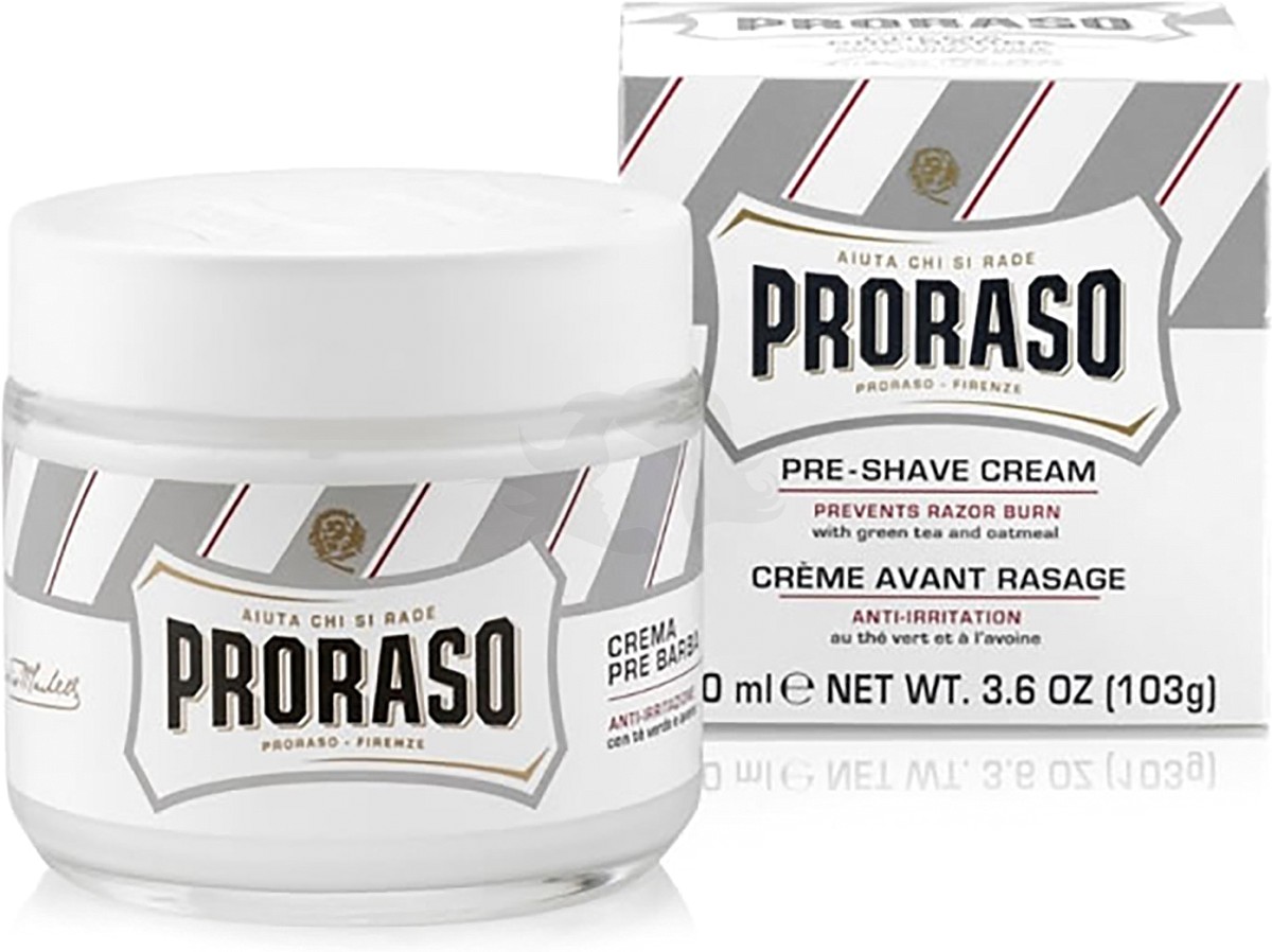  Proraso Crème pré-rasage blanche 100 ml 