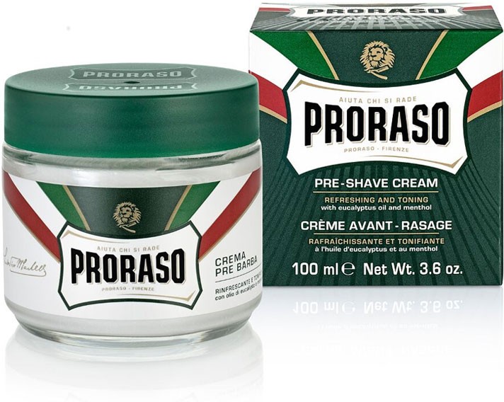  Proraso Crème pré-rasage Verte 100 ml 
