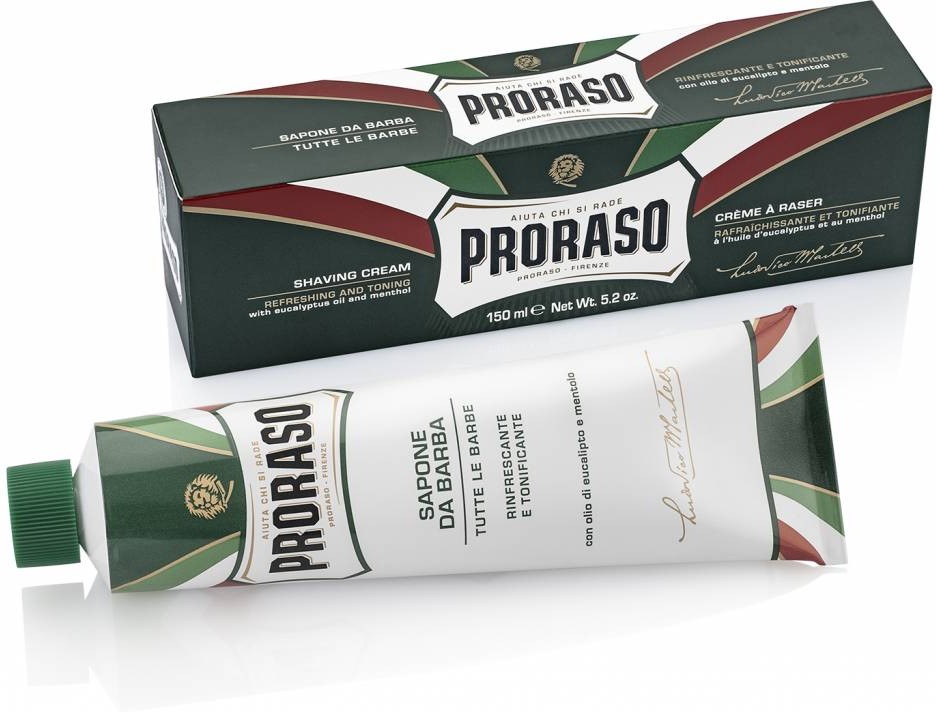  Proraso Cr&egrave;me &agrave; Raser en Tube Vert 150 ml 