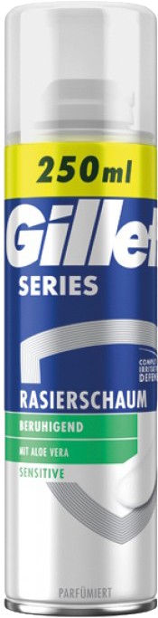  Gillette Series Mousse &agrave; raser Sensitive 