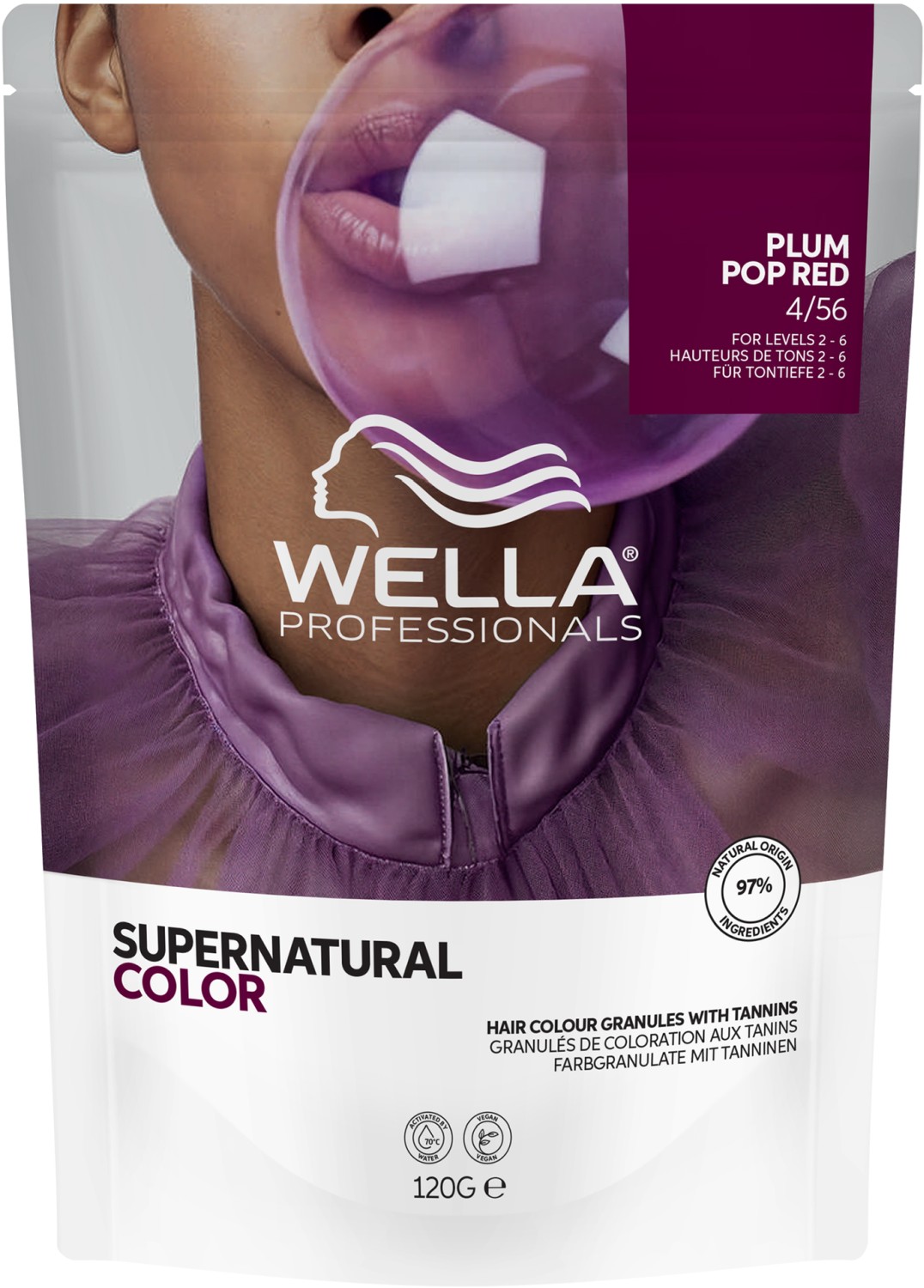  Wella Supernatural 4/56 Plum Pop Red 
