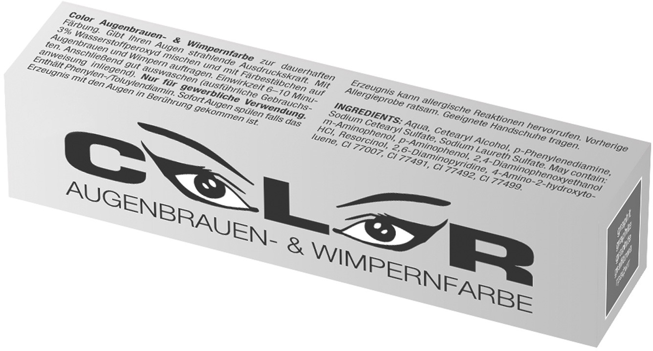  Comair COLOR Teinture pour cils et sourcils, 15 ml graphite 