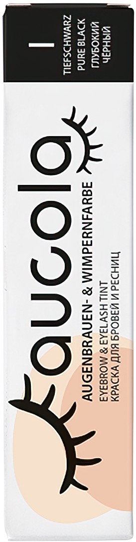  Aucola Teinture pour sourcils et cils 1 Noir profond 15 ml 