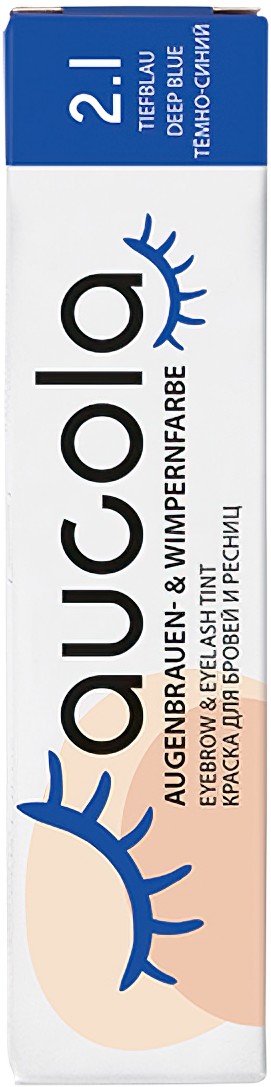  Aucola Teinture pour sourcils et cils 2.1 Bleu profond 15 ml 